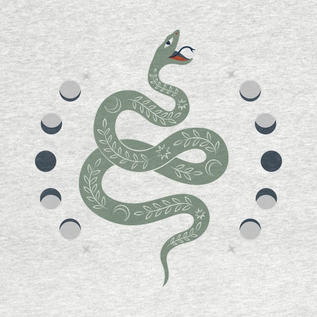 Snake Moonphases by Perpetual Brunch